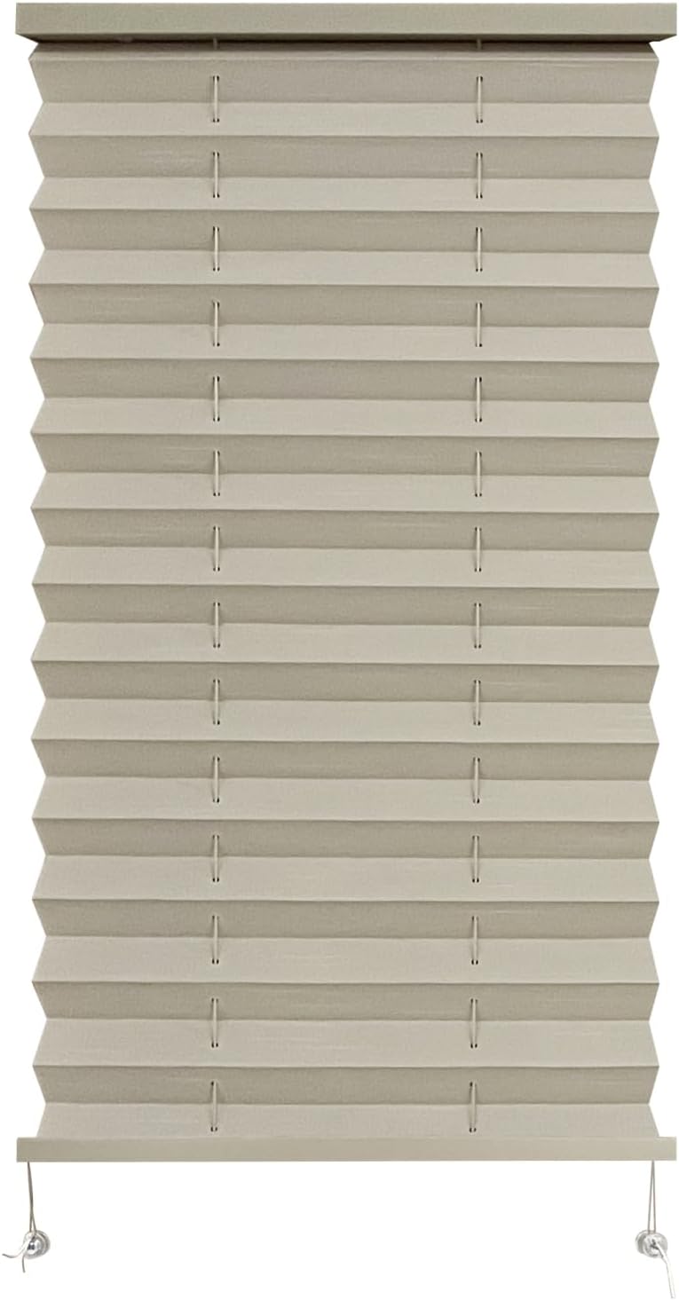 Dulepax RV Blinds - Pleated Shades, 14" W x 24" L Cappuccino RV Window Blinds for Camper, Travel Trailers & Motorhome Windows - Image 1